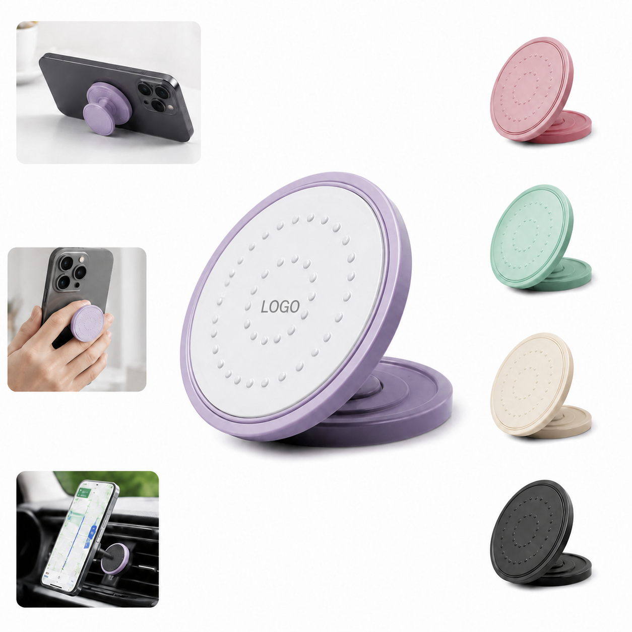 Magnetic Phone Ring Holder and Stand