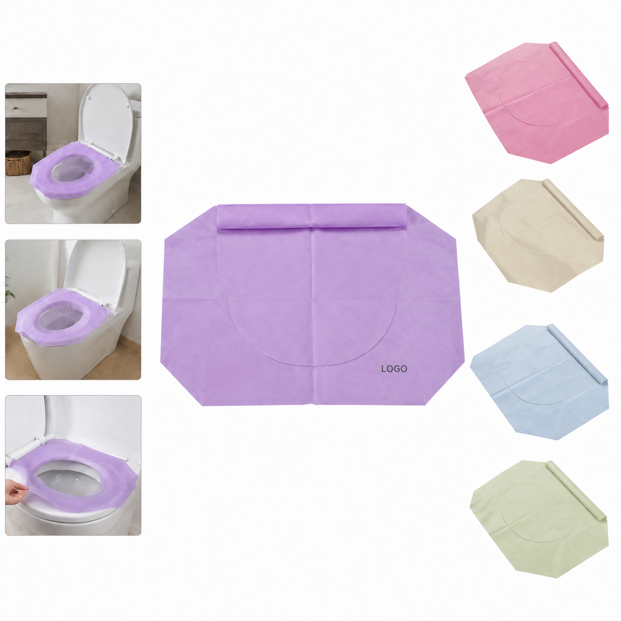 FlushAway Disposable Toilet Seat Covers