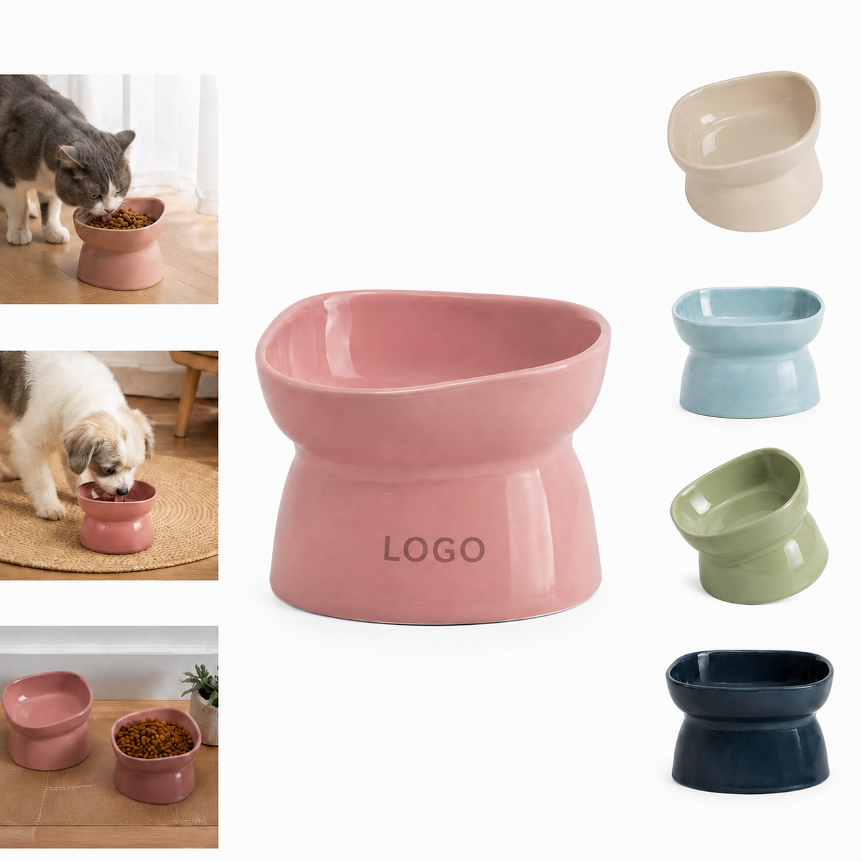 Elevated Ceramic Pet Bowl