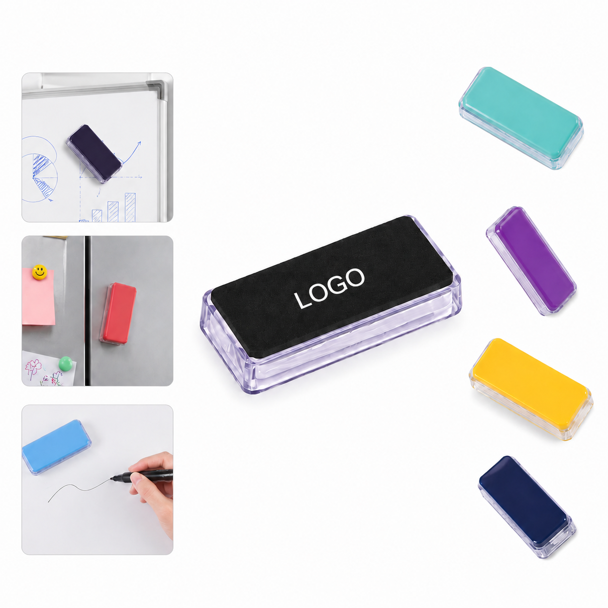 3D Transparent Magnetic Whiteboard Eraser