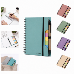 Eco Kraft Spiral Notebook Stationery Set