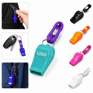 Heavy-Duty Sports Safety Whistle with Adjustable Lanyard