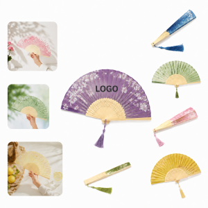 Portable Bamboo Paper Folding Fan